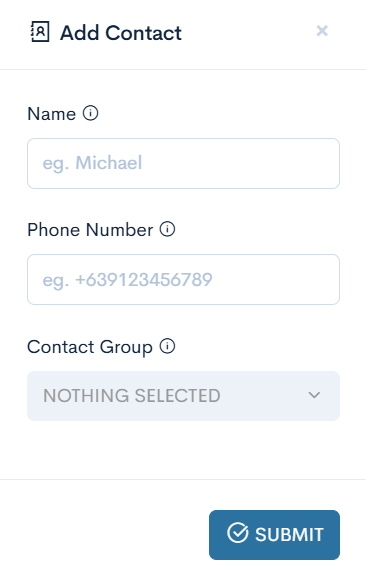 Add Individual Contact