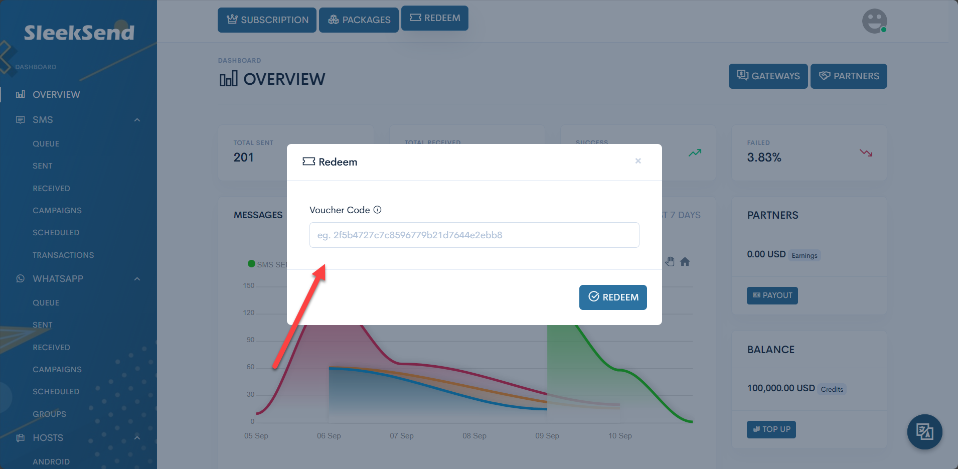 Đổi phiếu giảm giá